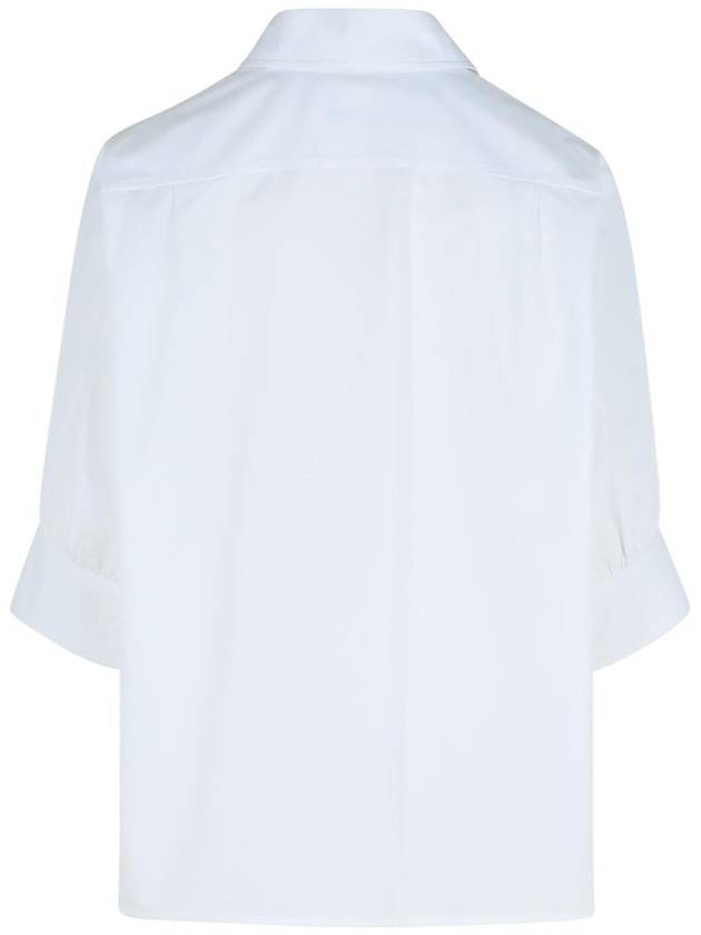 Jil Sander White Cotton Shirt - JIL SANDER - BALAAN 3