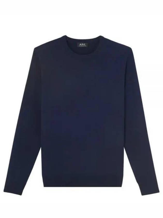 King Merino Wool Knit Top Dark Navy - A.P.C. - BALAAN 2