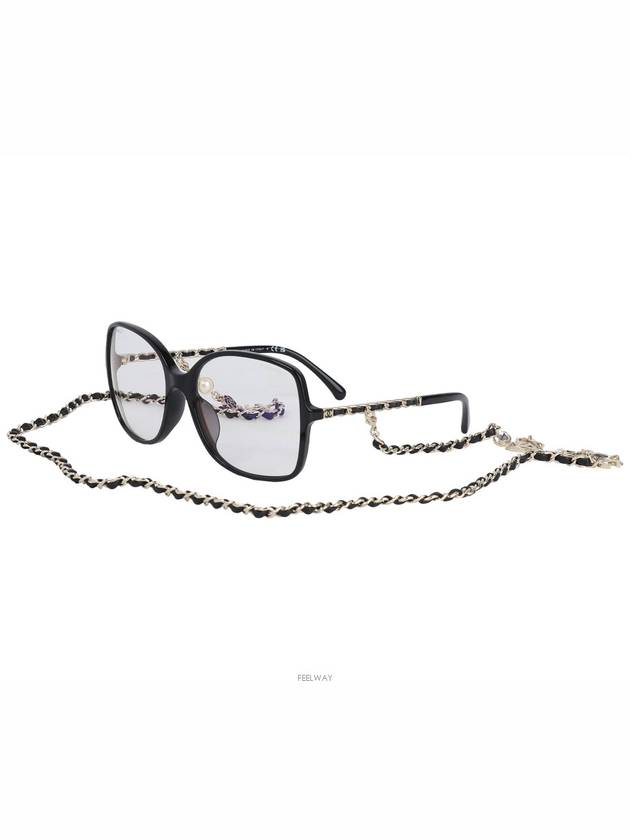 Men s Square Frame Chain Glasses 72445 - CHANEL - BALAAN 1