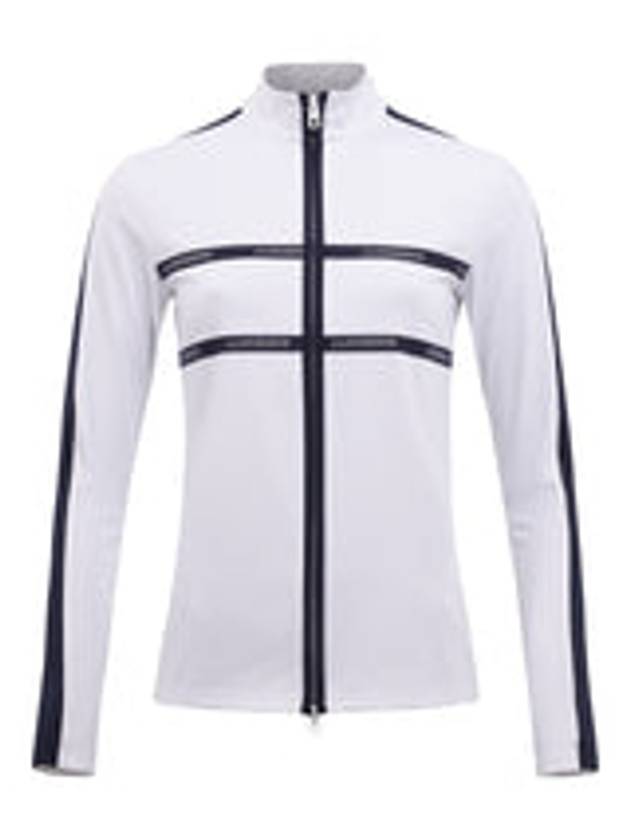 Golf Jade Mid Layer Zip-Up Jacket White - J.LINDEBERG - BALAAN 5