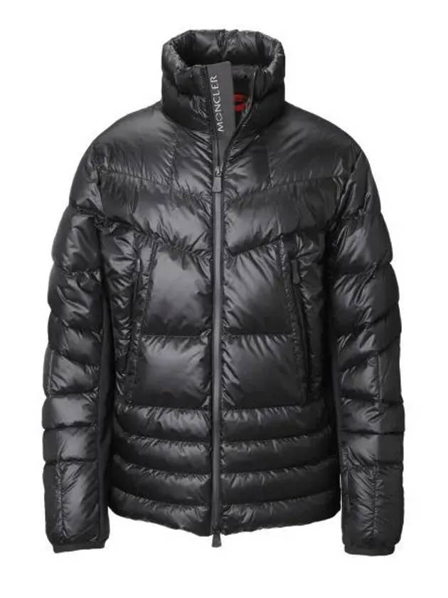 CANMORE Grenoble logo patch non hood zip up lightweight padded black men s jacket 233372 - MONCLER - BALAAN 1