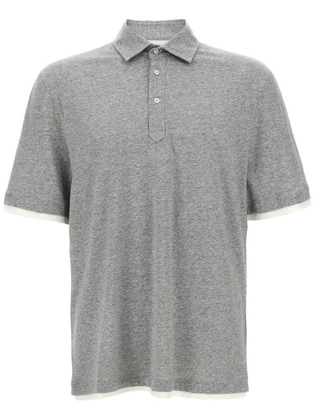 Brunello Cucinelli Layered Polo Shirt - BRUNELLO CUCINELLI - BALAAN 1