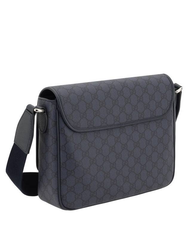 GG Supreme Canvas Messenger Bag Blue - GUCCI - BALAAN 4