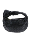 Jodie Intrecciato Small Tote Bag Black - BOTTEGA VENETA - BALAAN 6