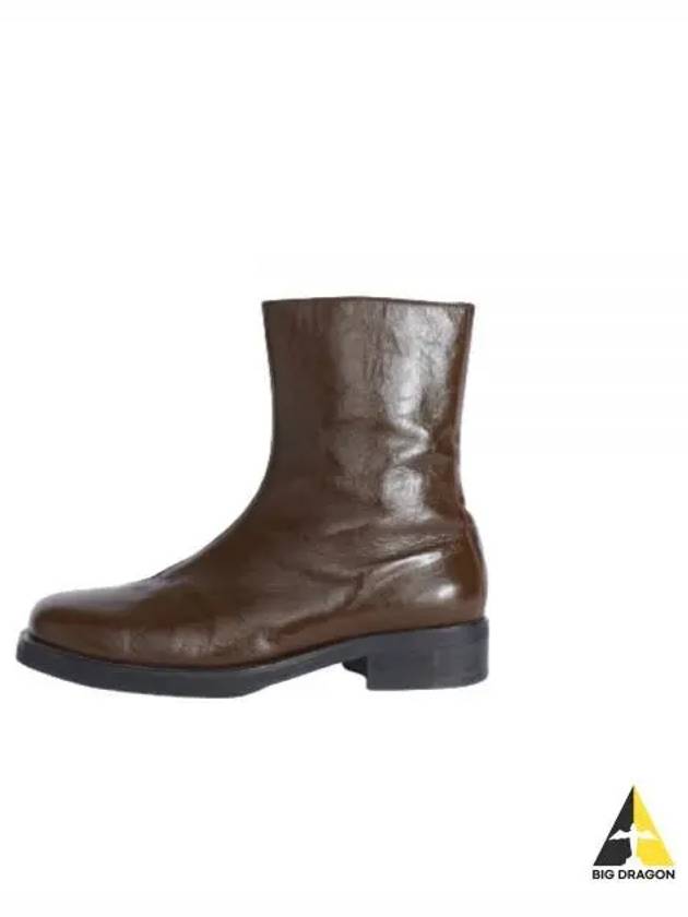 Camion Leather Ankle Boots Brown - OUR LEGACY - BALAAN 2