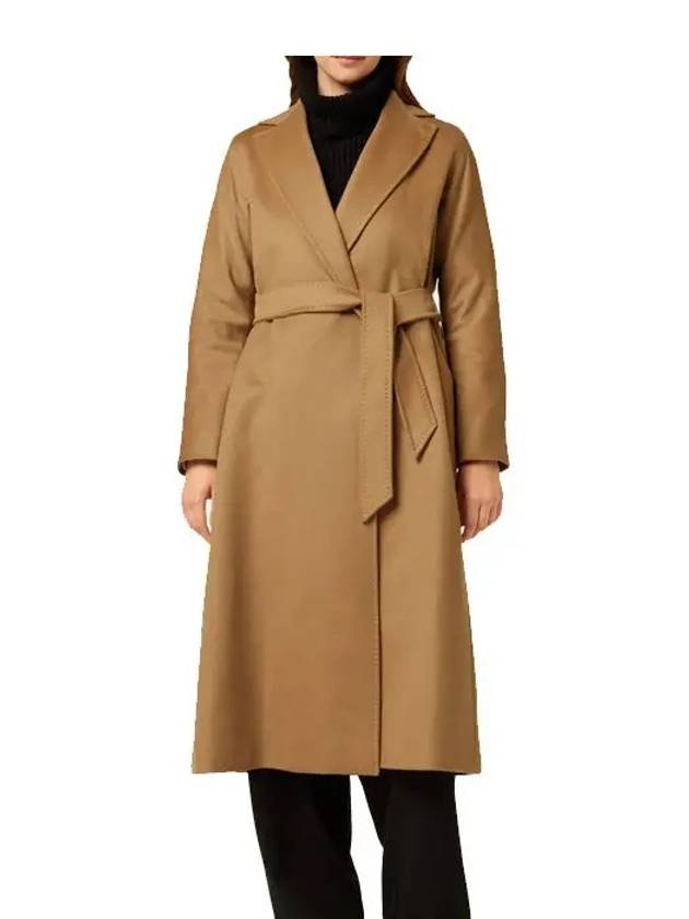 Prater Virgin Wool Single Coat Camel - MAX MARA - BALAAN 3