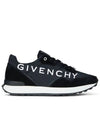 GIV Runner Low Top Sneakers Black - GIVENCHY - BALAAN 3