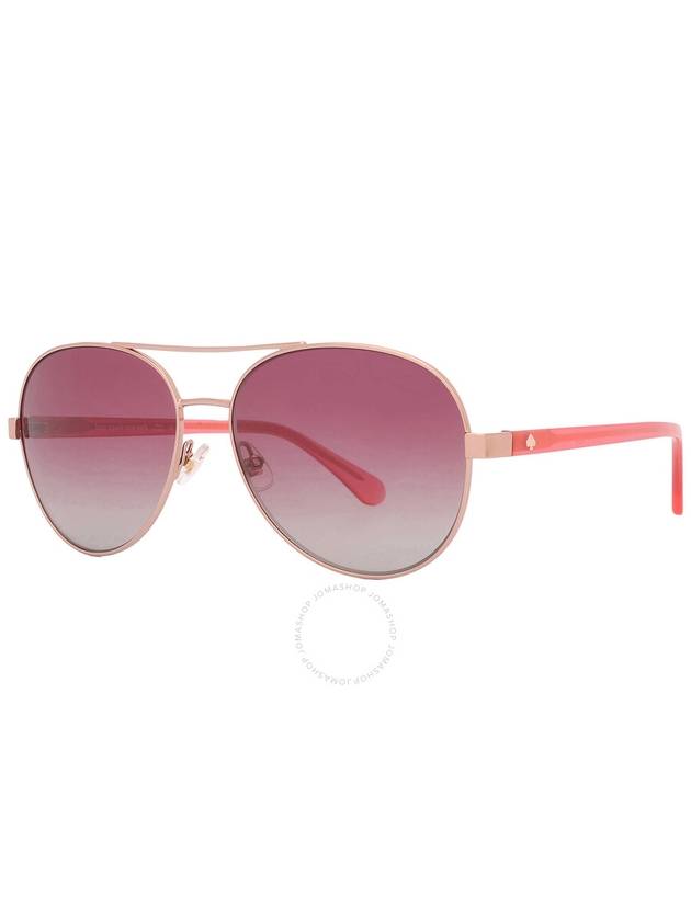 Kate Spade Burgundy Gradient Pilot Ladies Sunglasses AVERIE/S 0000/JR 58 - KATE SPADE - BALAAN 3