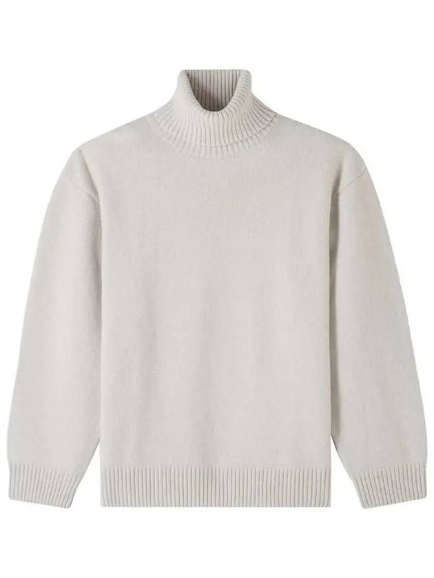 MARCashmere blend turtleneck sweater ivory - A.P.C. - BALAAN 1