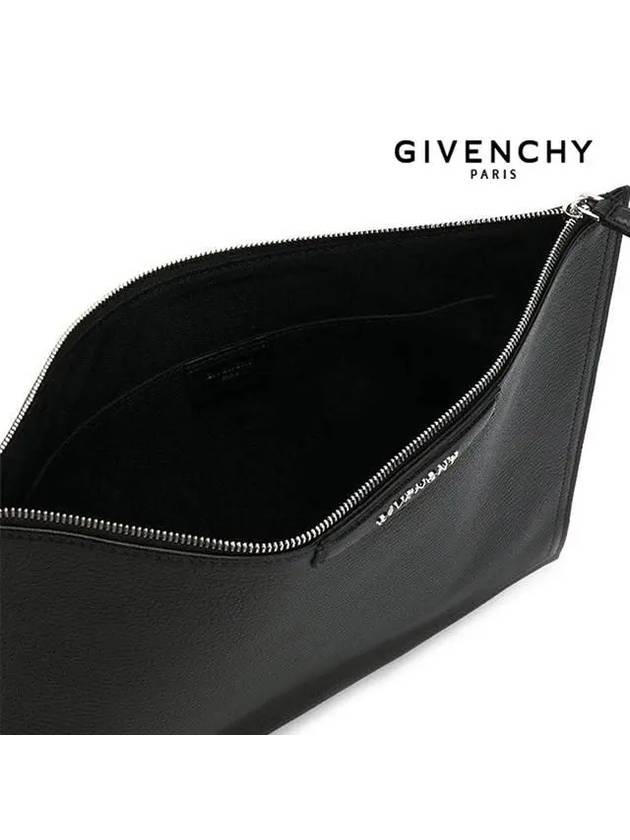 Antigona Large Leather Clutch Bag Black - GIVENCHY - BALAAN 8