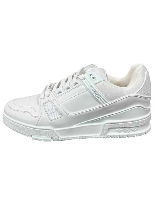 1A9G50 LV Trainer Sneakers White Shoes TEO - LOUIS VUITTON - BALAAN 1