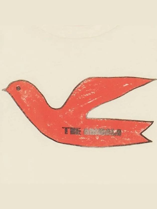 Kids Red Bird Printing T Shirt S23003 221BP - THE ANIMALS OBSERVATORY - BALAAN 4