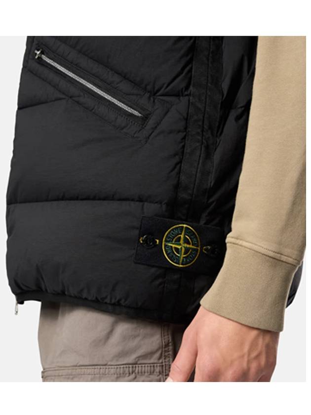 Seamless Tunnel Nylon Down Vest Black - STONE ISLAND - BALAAN 6