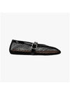 Buckle Strap Mesh Flats Black - ALAIA - BALAAN 3