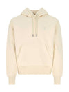 Mini Heart Logo Hoodie Ivory - AMI - BALAAN 1