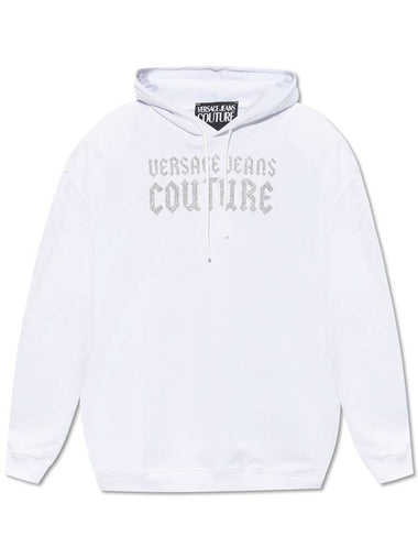 Versace Jeans Couture Oversize Hoodie, Women's, White - VERSACE - BALAAN 1