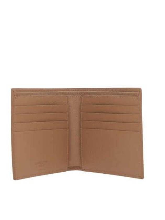 East West Leather Half Wallet Teak Wood - SAINT LAURENT - BALAAN 5