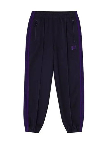 Poly Smooth Zipper Track Pants Navy - NEEDLES - BALAAN 1