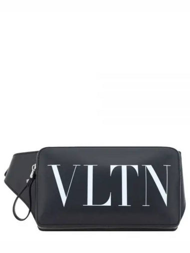 5Y0B0719 WJW 0NI 5Y2B0719 Leather VLTN Belt Bag - VALENTINO - BALAAN 1