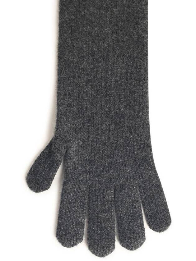 Max Mara 'Timor' Grey Cashmere Gloves - MAX MARA - BALAAN 3