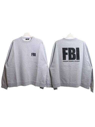 FBI Sweatshirt Gray 676629 - BALENCIAGA - BALAAN 1