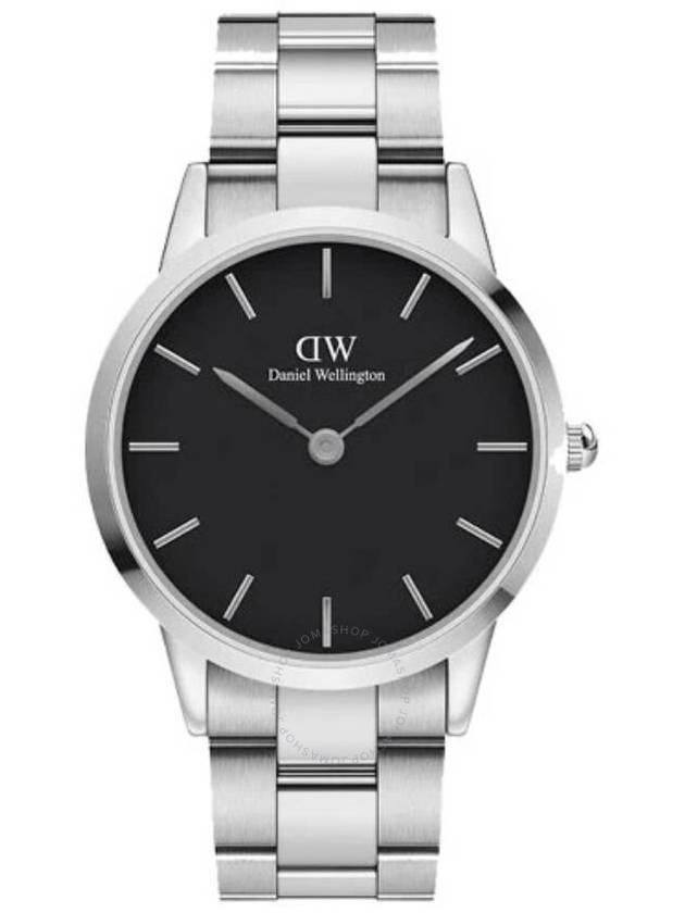 Daniel Wellington Iconic Link Quartz Black Dial Unisex Watch DW00100342 - DANIEL WELLINGTON - BALAAN 1