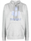 Mansel Big Logo Print Hoodie Grey - ISABEL MARANT - BALAAN 2