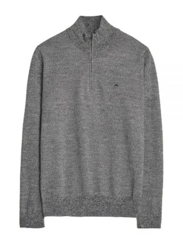 KIYAN QUARTER ZIP SWEATER FMKW10089 9992 Men's Kiyan quarter zip sweater - J.LINDEBERG - BALAAN 2