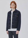 denim two-tuck pocket raw jacket navy - CORK - BALAAN 2