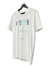 0708 5240 2001 Hologram Logo Short Sleeve TShirt White - MOSCHINO - BALAAN 2