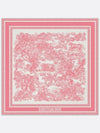 Toile de Jouy Sauvage 90 Square Scarf White Candy Pink - DIOR - BALAAN 2