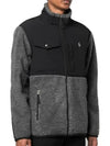 Logo Fleece Zip-Up Jacket Grey - POLO RALPH LAUREN - BALAAN 3