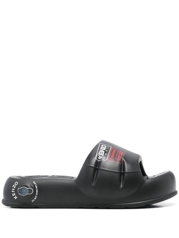 Kenzo Sandals Black - KENZO - BALAAN 1