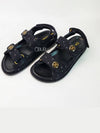 Sandals Printed Denim Black - CHANEL - BALAAN 2