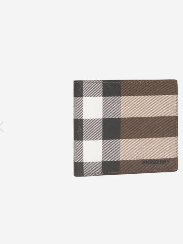 Vintage Check 2-Fold Half Wallet Dark Birch Brown - BURBERRY - BALAAN 4