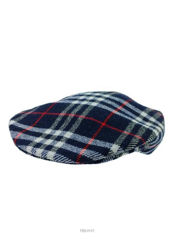 Checked hunting cap for women and KIDS hats - BURBERRY - BALAAN 1