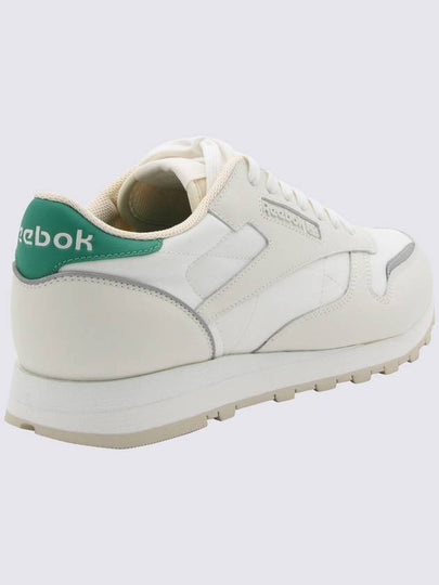 Reebok White And Green Leather Sneakers - REEBOK - BALAAN 2