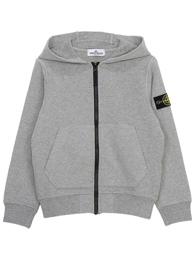 Kids brushed hood zip up 811660720 V0M64 6A8A - STONE ISLAND - BALAAN 1