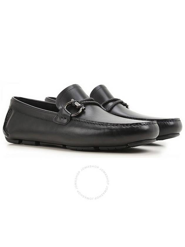 Salvatore Ferragamo Men's Gancini Driver Moccasin In Black, Brand Size 5.5 - SALVATORE FERRAGAMO - BALAAN 3