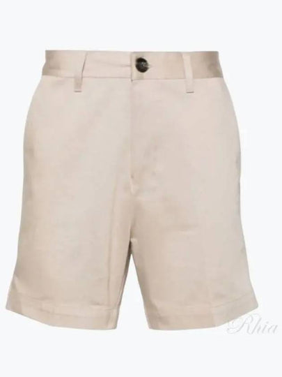 De Coeur Motif Chino Shorts Beige - AMI - BALAAN 2