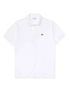 Classic Fit 1212 Short Sleeve PK Collar Polo T Shirt White - LACOSTE - BALAAN 1