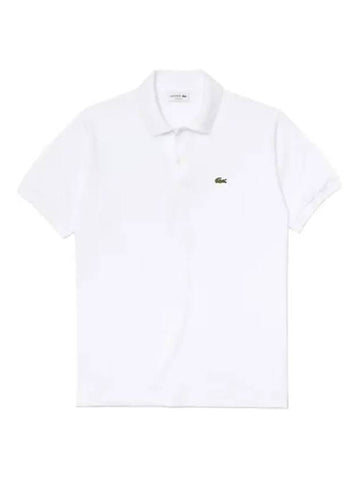 Classic Fit 1212 Short Sleeve PK Collar Polo T Shirt White - LACOSTE - BALAAN 1