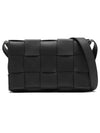 Intrecciato Cassette Cross Bag Black - BOTTEGA VENETA - BALAAN 3