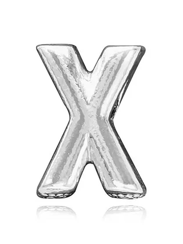 Letter X Alphabet Bracelet Charm Silver - PANDORA - BALAAN 3