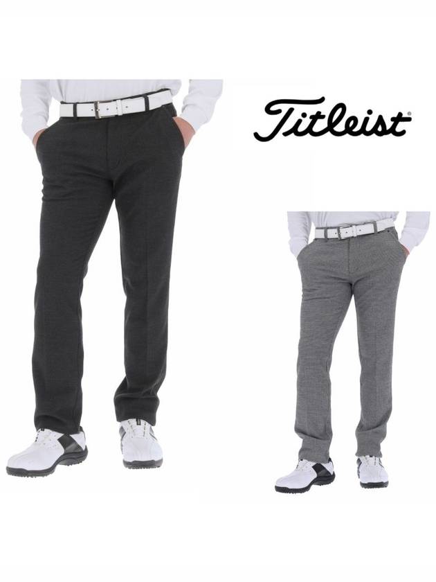 Golf Wear Dobby Stretch Tapered Long Pants Trousers TWMP2283 - TITLEIST - BALAAN 1