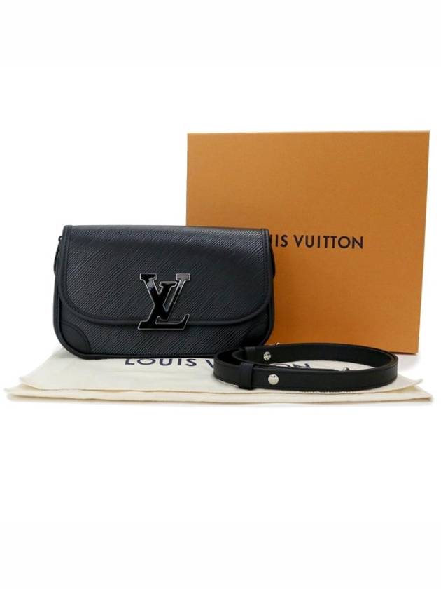 Buci Epi Shoulder Bag Black - LOUIS VUITTON - BALAAN 2