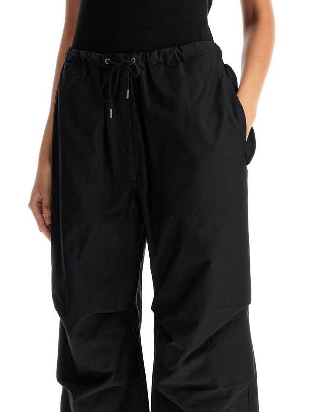 Relaxed Fit Straight Pants Black - ACNE STUDIOS - BALAAN 5