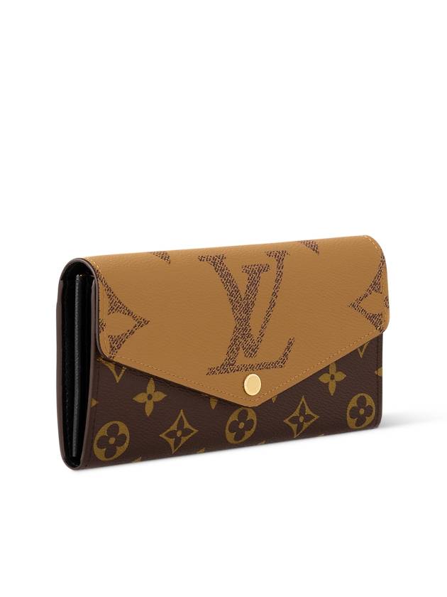 Sarah Monogram Reverse Long Wallet Brown - LOUIS VUITTON - BALAAN 4