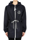 Women's Veirade Hooded Parka Navy - MONCLER - BALAAN 2