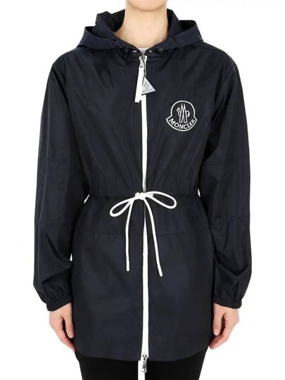 Women's Veirade Hooded Parka Navy - MONCLER - BALAAN 2